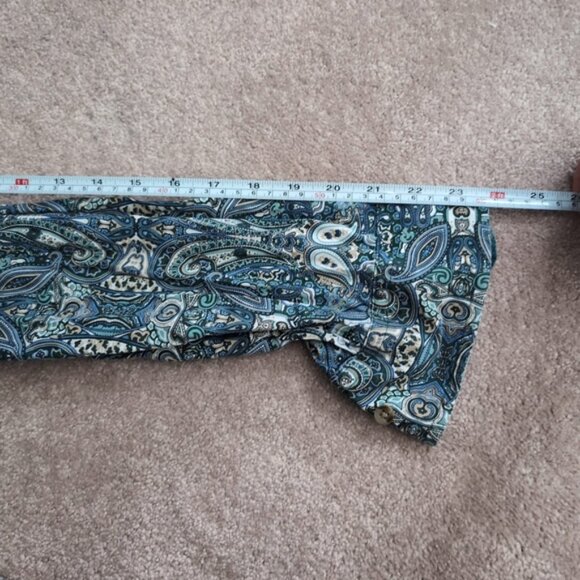 George Strait Wrangler Floral Flip Cuffs Western Cowboy Paisley Shirt Men's XL - Picture 7 of 9